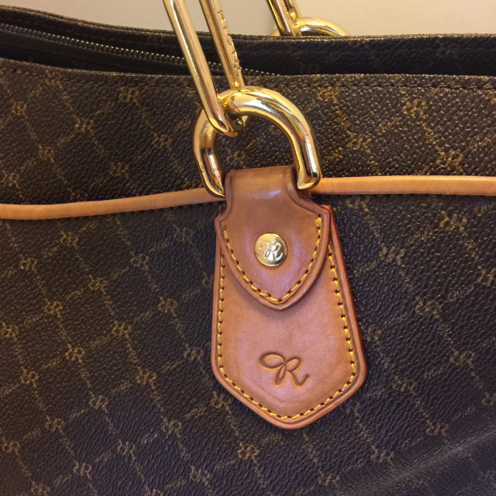 **** SOLD ******     Rioni Monogram Tote - Picture 2 of 8